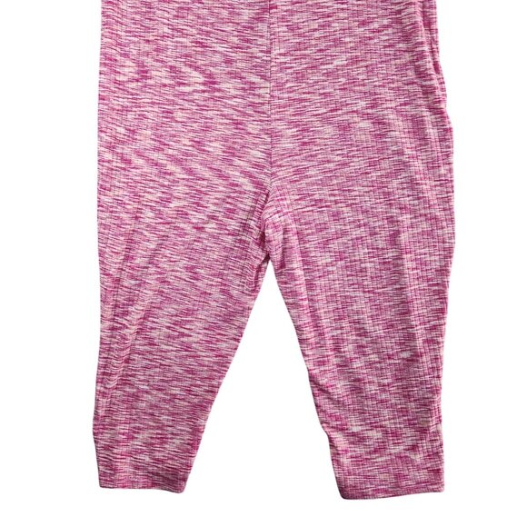 Torrid Sleep Pink & White Jumpsuit Size 2 Soft Poly Spandex Blend Relaxed Fit - Picture 6 of 7